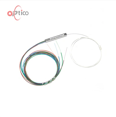 Divisor PLC tipo fibra nua 1x3